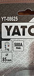 Затискач маси для зварювання магнітний Yato 500А (YT-08625), фото 7