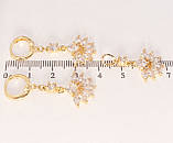 Набір Xuping M&L Колір 18K Сережки Кулон "Вишукане кристальне віяло", фото 2