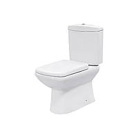 Унітаз підлоговий Insana Nensi 71х39х76 пристінний ободковий білий з швидкознімним сидінням мікроліфт