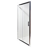 Душові двері в нішу 100x190 см INSANA Dori розсувні прозоре скло 5 мм, фото 4