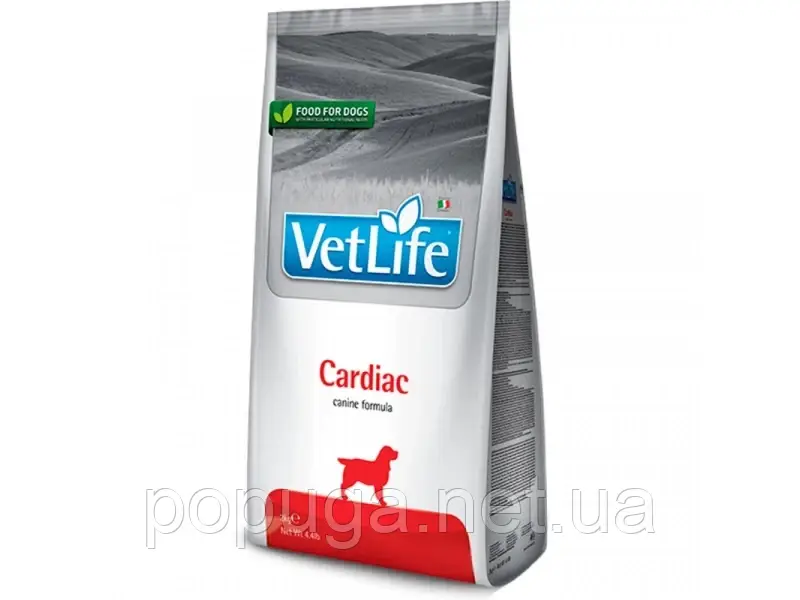 Farmina (Фарміна) Vet Life Cardiac сухий лікувальний корм для собак із серцевою недостатністю 2кг