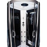 Гідромасажний бокс 266 RC 100х100х215 з електронікою душовий бокс Vivia глибокий піддон розсувні двері, фото 3