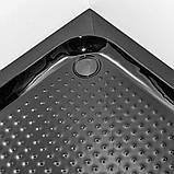 Душова кабіна INSANA BERTA 90х90х205 квадратна низький піддон прозоре скло розпашні двері, фото 4