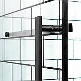 Душова кабіна INSANA BERTA 90х90х205 квадратна низький піддон прозоре скло розпашні двері, фото 6