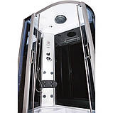 Гідробокс асиметричний 167 L RC 120х80 з електронікою лівий гідромасажна кабіна Vivia на глибокому піддоні, фото 3