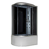 Гідробокс асиметричний 82 R RC 120х80 з електронікою правий гідромасажна кабіна Vivia на глибокому піддоні, фото 2