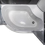 Гідробокс асиметричний 82 R RC 120х80 з електронікою правий гідромасажна кабіна Vivia на глибокому піддоні, фото 3