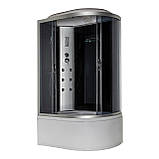 Гідробокс асиметричний 82 L RC 120х80 з електронікою правий гідромасажна кабіна Vivia на глибокому піддоні, фото 2