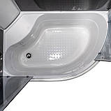 Гідробокс асиметричний 82 L RC 120х80 з електронікою правий гідромасажна кабіна Vivia на глибокому піддоні, фото 3