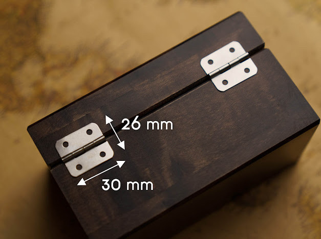 Петля. Колір "срібло". 30х26мм, фото 1