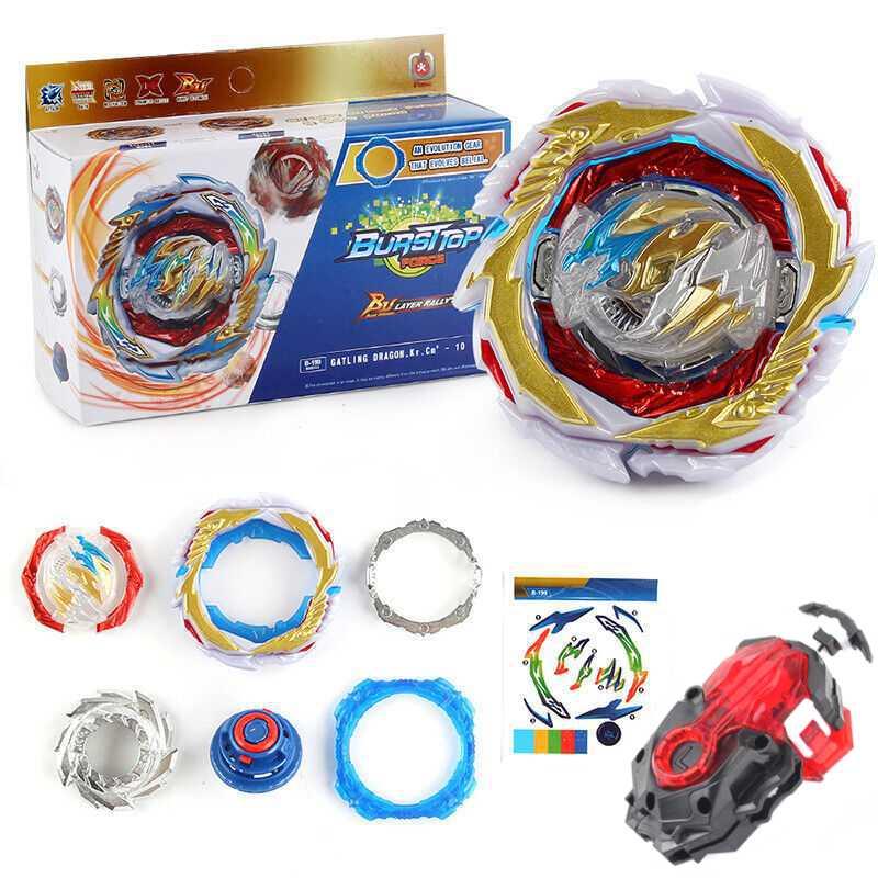 Бейблейд B-199 Гетлінг Драгон Beyblade Gatling Dragon B199 з пусковим пристроєм на нитці, фото 1