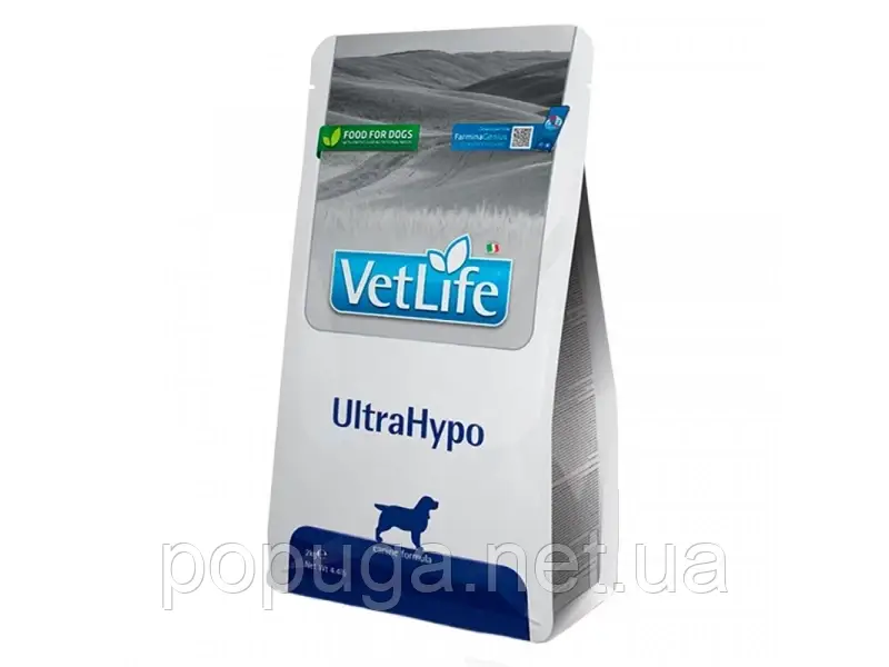 Farmina (Фарміна) Vet Life UltraHypo сухий лікувальний корм для собак при харчовій непереносимості 2кг