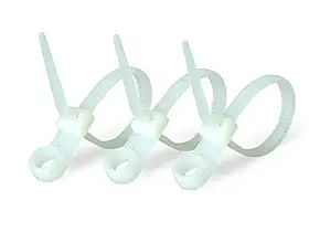 Стяжки під шуруп 200х5мм, білі, (100 шт.), Profix