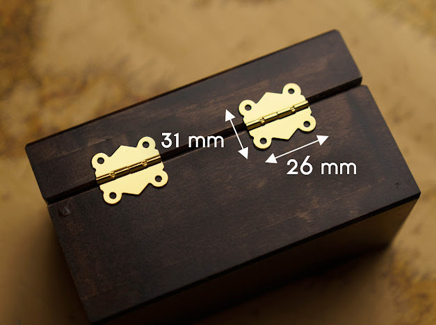 Петля накладна. Фіксатор. 31х26мм, фото 1