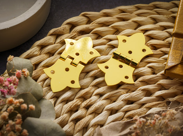 Петля для декупажу. Колір "золото". 58х32мм, фото 1