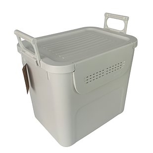 Органайзер з кришкою на 30л універсальний пластиковий білий