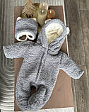 Комбінезон для новонароджених "Тедді", комбінезон дитячий, фото 3