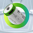 4 Акумулятори CR123A з входом заряджання TYPE-C + футляр + 2 кабелі, фото 6