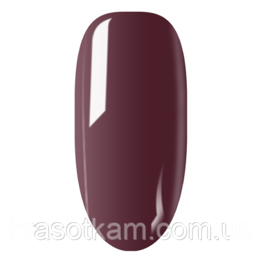 Гель-лак №158 (СЛИВОВО-КОРИЧНЕВИЙ, ЕМАЛЬ), 5 мл