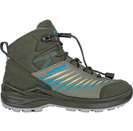 Черевики для туризму дитячі LOWA Zirrox II GTX MID Jr 641129 olive/skyі, фото 1