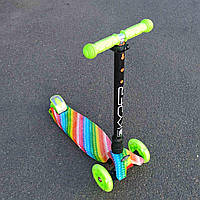 Триколісний самокат MAXI "Skyper" з колеса PU, що світяться під час руху