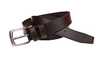 Ремінь шкіряний джинсовий одна строчка SULLIVAN RMK-41(8) 115-150 см коричневий
