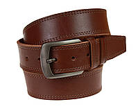 Ремінь шкіряний джинсовий подвійна стрічка SULLIVAN RMK-51(8.5)115-150 см світло-коричневий