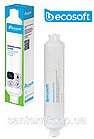 Комплект Вугільний постфільтр Ecosoft та Мінералізатор для фільтрів зворотного осмосу CHV2010ECOPKG+PD2010ECOPKG (під трубку 1/4), фото 3