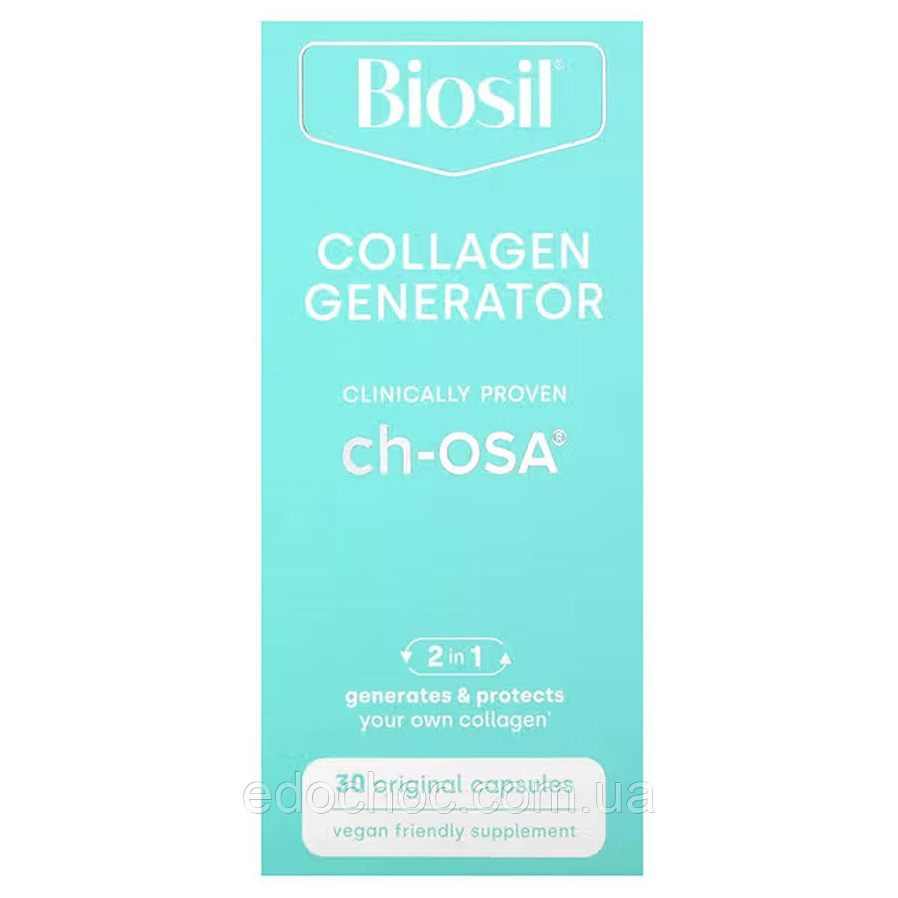 БіоСил Генератор Колагену (BioSil ch-OSA Advanced Collagen Generator) 30 капсул NFS-39182