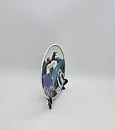 Сувенірна тарілка керамічна з підставкою 'Види Харкова' 26782, фото 5