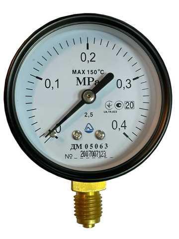 Манометр ДМ 05063 0,4 МПа - 2,5 - М12х1,5