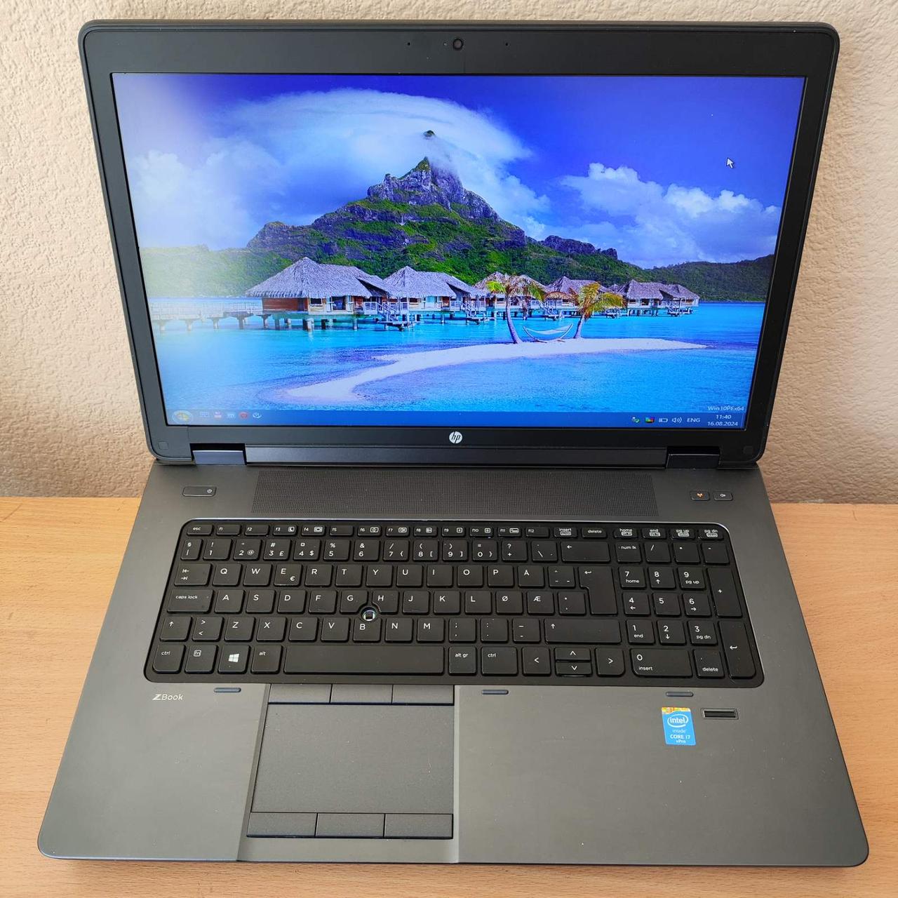 Ігровий ноутбук HP Zbook 17 G1 17.3" FHD/IPS i7-4930MX/32 Gb DDR3/256 SSD/nVidia Quadro K3100M 4 GB GDDR5 256-bit