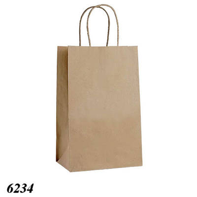 Пакет паперовий бурий з ручками 32х38х15 см (25шт)