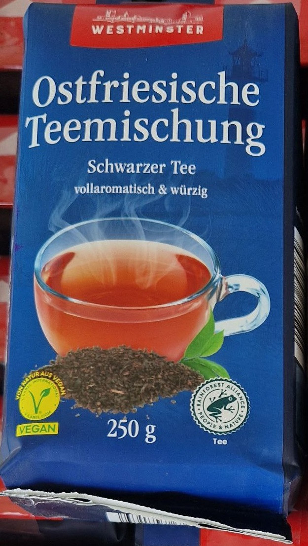 Чай чорний Westminster Ostfriesische Teemischung 250гр. ОПТОМ