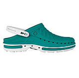 WOCK Clog 03 + Strap White Turquoise Спеціалізована взуття, з підвищеною стійкістю., фото 4