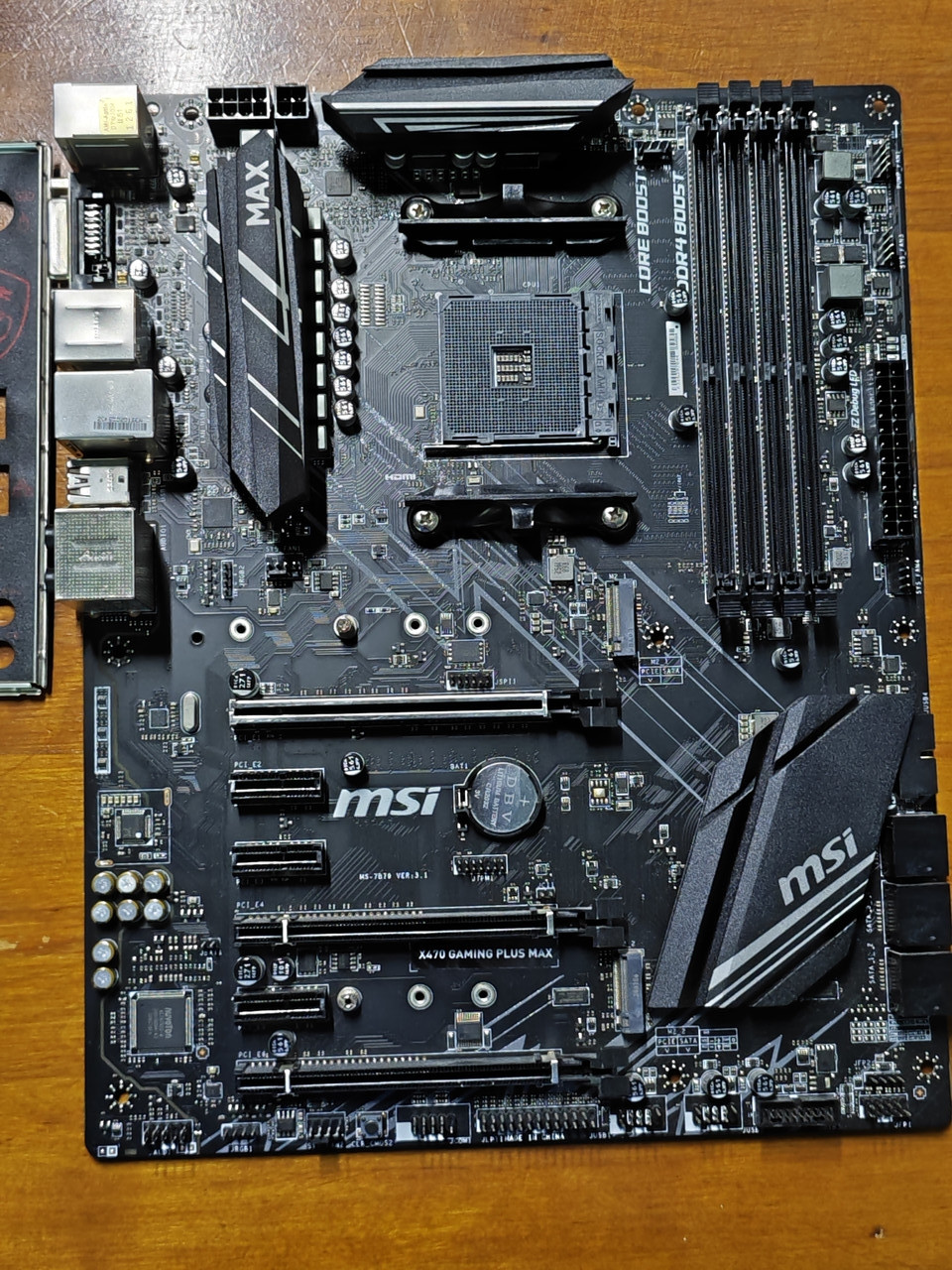 Материнська плата MSI X470 Gaming Plus Max sAM4 AMD X470 ATX без розничной упаковки Б/У