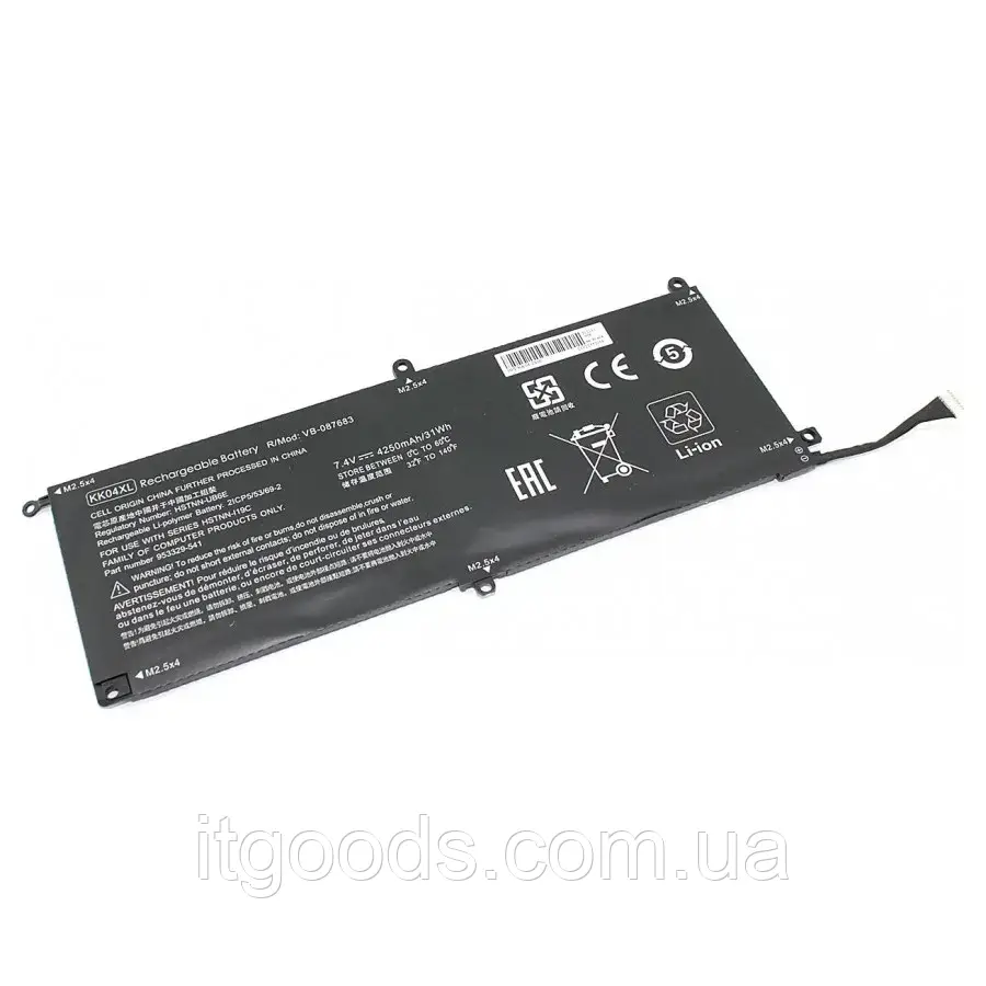 Батарея для ноутбука HP KK04XL 4250mAh 7.4V Pro x2 612 G1 753703-005 HSTNN-I19C HSTNN-UB6E HSTNN-IB6E