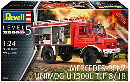 Збірна модель-копія Revell Пожежна машина Unimog U1300L TLF 8/18 рівень 5 масштаб 1:24 (RVL-07512)