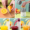 Соковитискач акумуляторний Citrus Juicer для ягід цитрусових фруктів, фото 8