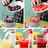 Соковитискач акумуляторний Citrus Juicer для ягід цитрусових фруктів, фото 10