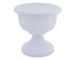 Вазон "Леон" з підст. 31см. (білий) 6,0 л