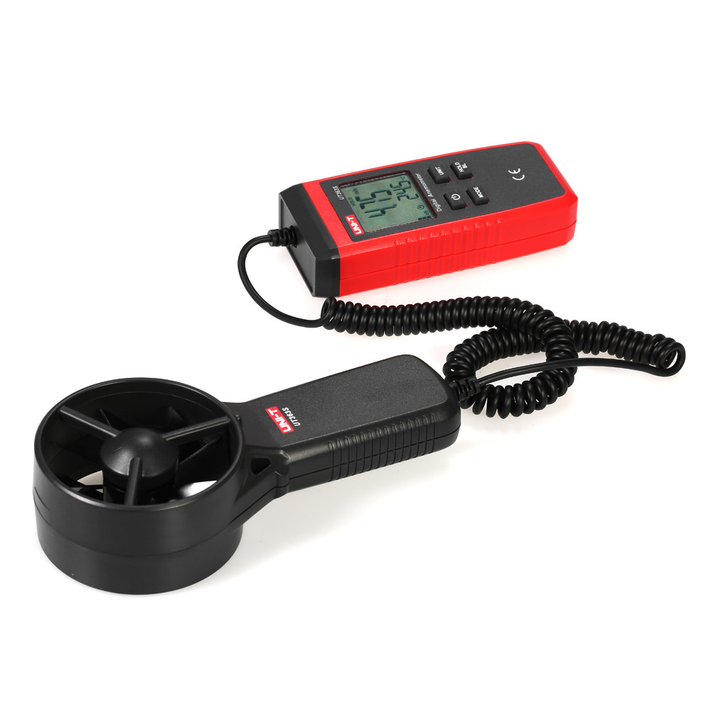 Анемометр Uni-t UT363S (від 0,4 м/с до 30 м/с; ±0,01 м/с; від -10ºC до 50ºC), Китай