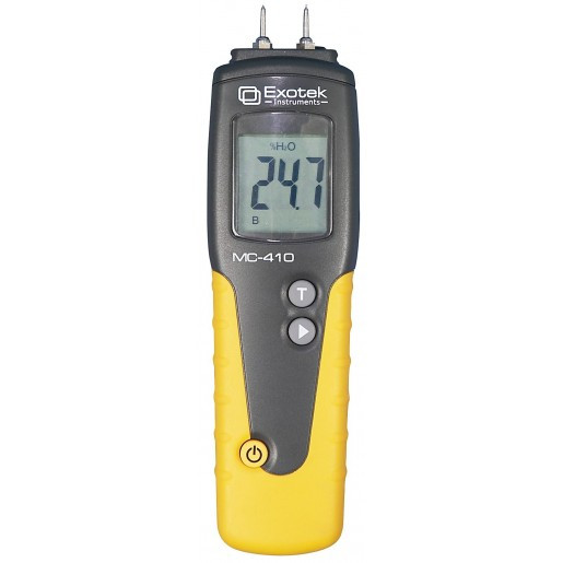 Вологомір деревини Exotek MC-410 (6-99% -35...+80°C) з виносним датчиком температури та вологості Німеччина, фото 1