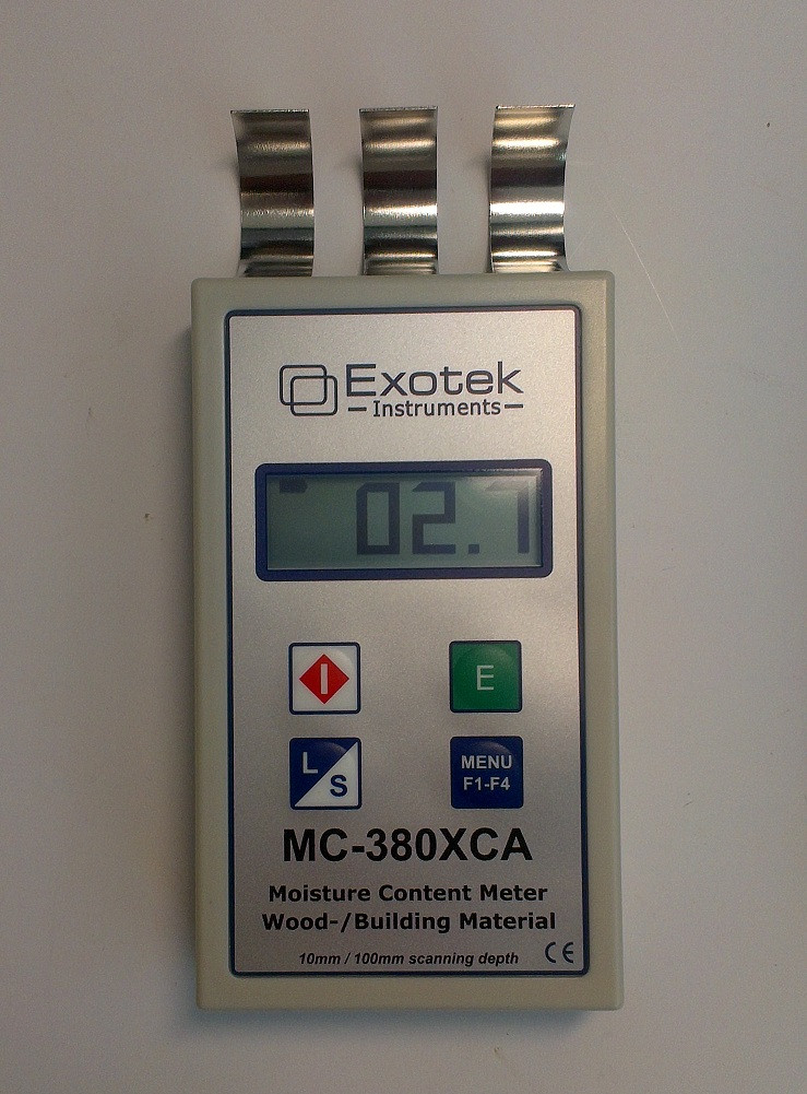 Вологомір деревини та будматеріалів Exotek MC-380XCA (0-98%) 230 порід, 19 груп будівельних матеріалів Exotek Instruments, фото 1