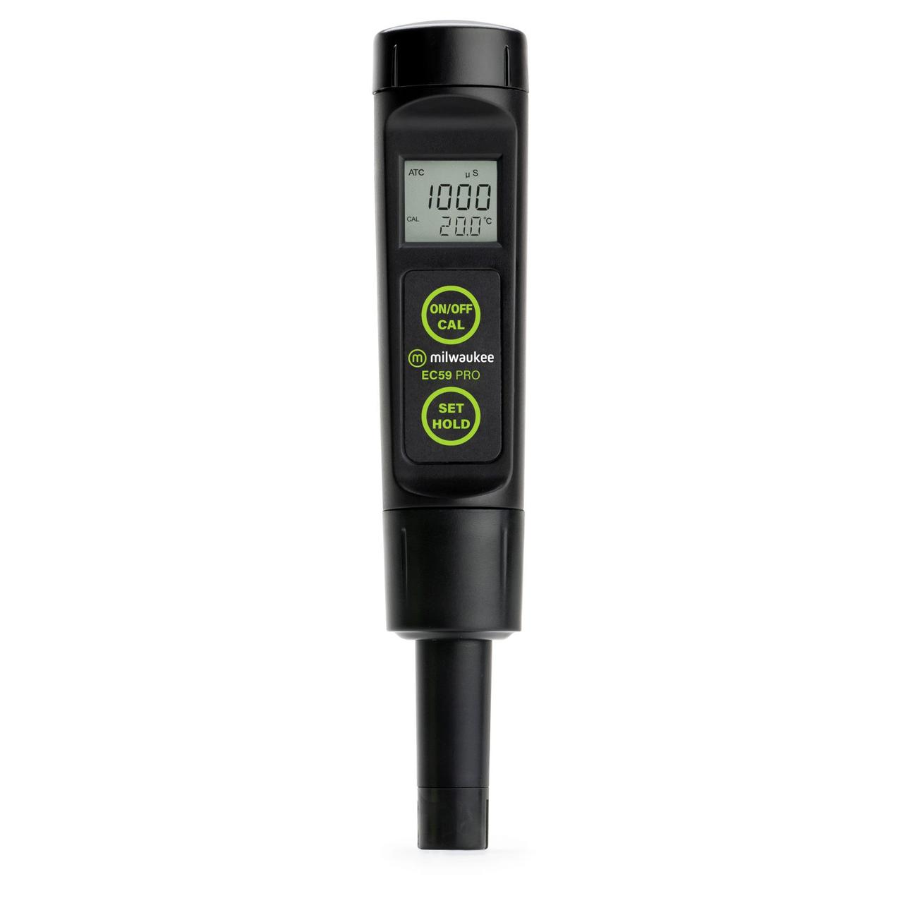 Кондуктометр EC/TDS/Temp Milwaukee EC59 PRO АТС 0–3999 μs/cm від 0 до 2000 ppm 0 - 60°C США