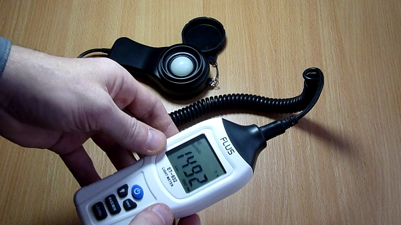 Люксметр Flus ET-932 0-400 000 Lx ±3% з виносним знімним датчиком Flus Technology Китай