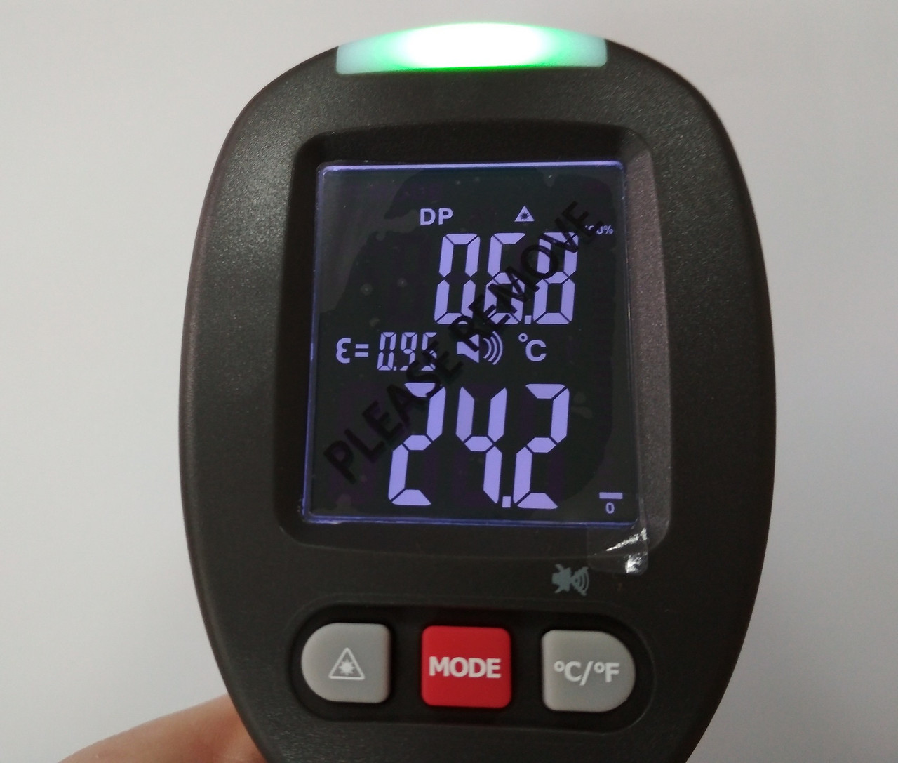 Пірометр Voltcraft IR-SCAN-350RH / 2 -50 ... +380 °C DS 20:1 EMS 0.95 Сканер Dew точки роси Німеччина