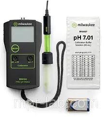 Професійний pH-метр Milwaukee MW100 PRO 0.00-14.00 pH ±0.2 pH ручне калібрування Угорщина