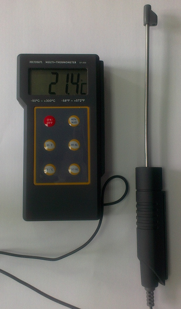 Термометр VOLTCRAFT DT-300 від -50 до +300 °C із щупом Voltcraft Німеччина