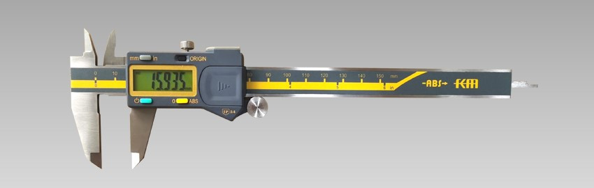 Штангенциркуль електронний KM-DSA-150 з бігунком 0~150mm 0.005mm ±0.02mm IP54 Китай, фото 1